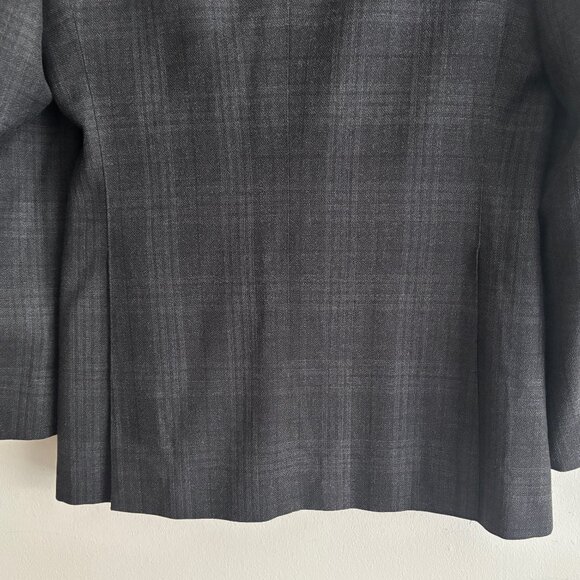 Suitsupply Charcoal Grey Plaid Wool Suit Surgeon’s Cuffs- 38 Pants 30-31 - Picture 11 of 16